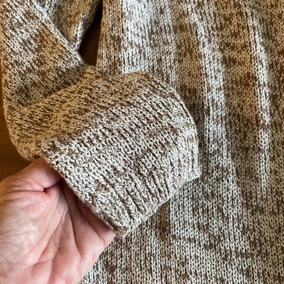 Massimo Dutti Women's Long Open-Front Knit Cardigan Sweater Size M - Picture 4 of 9